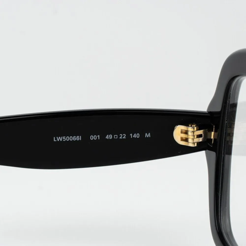 Loewe CURVY Women Eyeglasses Black Square LW50066I 001 BRAND NEW